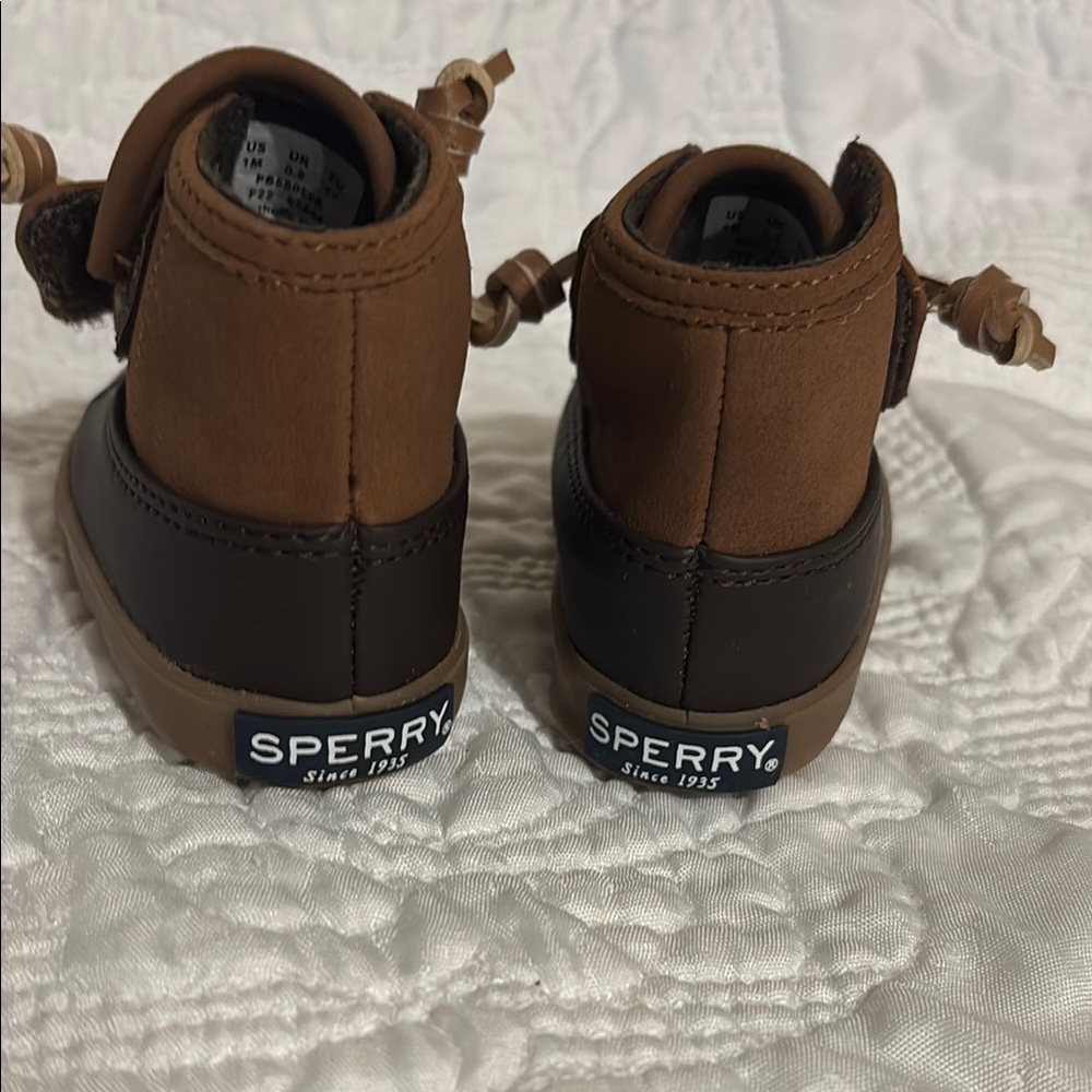 Sperry Brown baby Boots - Picture 2 of 7
